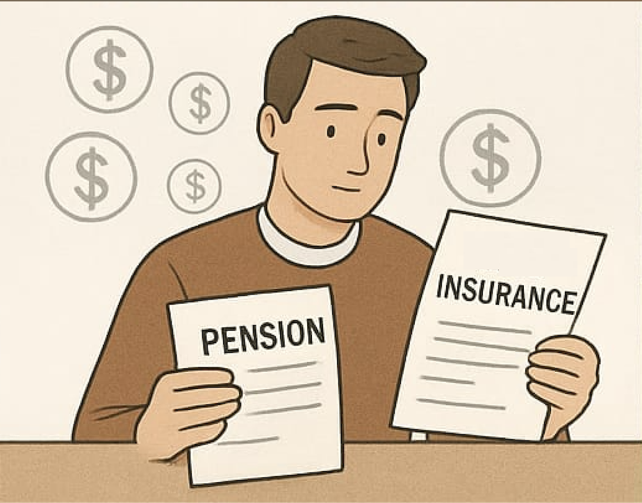 Claiming life insurance and pension benefits